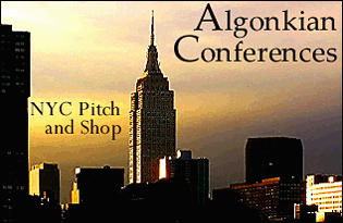 Algonkian Writer Conferences and NYC Pitch and Shop
