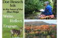 Doe Branch Ink Writers' Retreat in Marshall, Madison County, near Asheville, NC